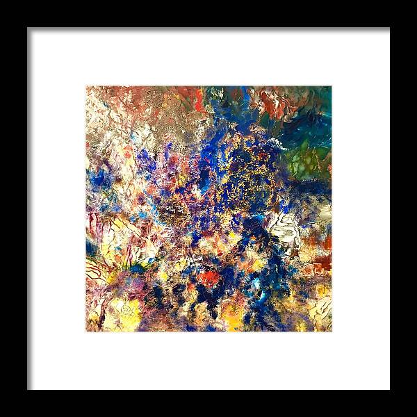 Contemporary Framed Print featuring the painting Memory by Dennis Ellman