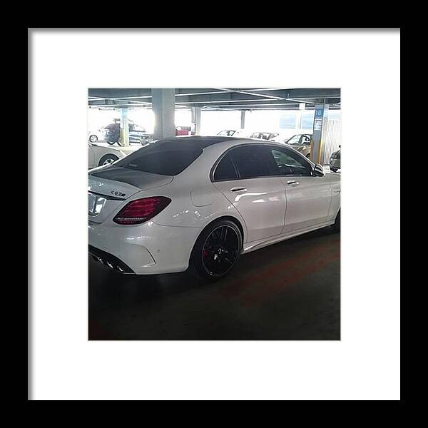 C63samg Framed Print featuring the photograph Mercedesbenz by Shuichi Industries