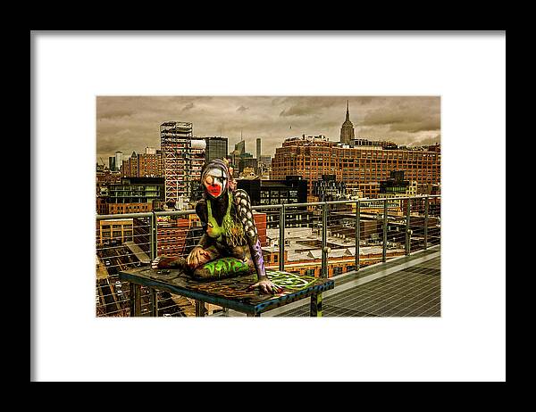 Empire State Building Framed Print featuring the photograph Mermaid by Frank Winters