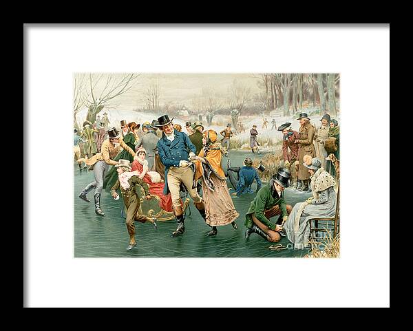 Merry Framed Print featuring the painting Merry Christmas by Frank Dadd