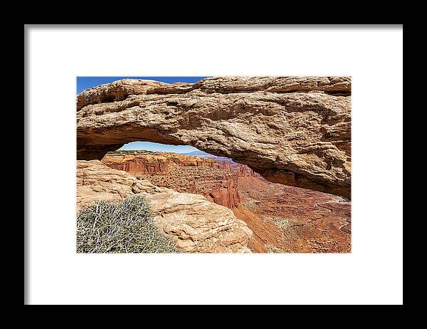 Mesa Arch Framed Print featuring the photograph Mesa Arch - Canyonlands National Park by Belinda Greb