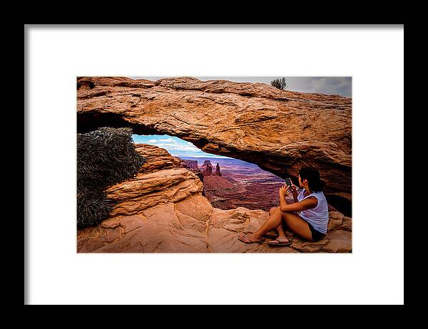 Mesa Framed Print featuring the photograph Mesa Arch Photographer by Paul LeSage