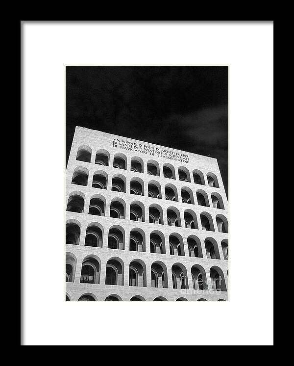 Palazzo Framed Print featuring the photograph Metaphysical arches II by Fabrizio Ruggeri