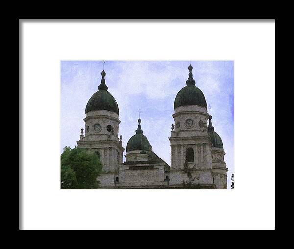 Chapel Framed Print featuring the painting Metropolitan Cathedral by Jeffrey Kolker