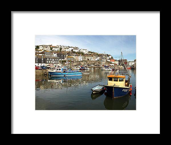 Places Framed Print featuring the photograph Mevagissy by Richard Denyer