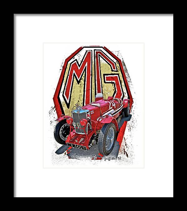 Mg Framed Print featuring the photograph MG T Type by Tom Griffithe