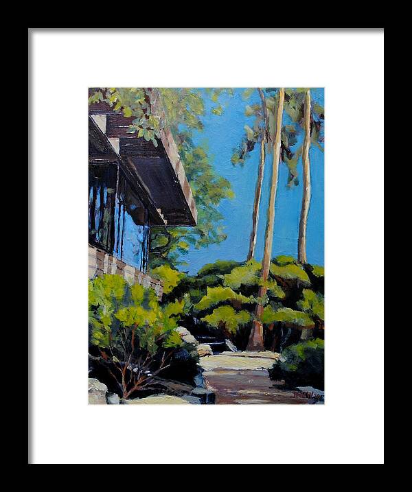 Hamilton Framed Print featuring the painting Mid century modern by Richard Willson