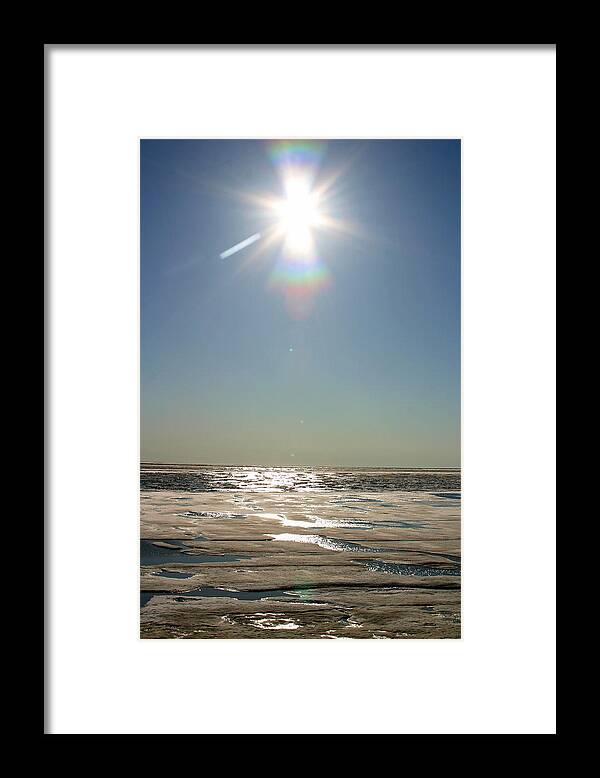 Arctic Framed Print featuring the photograph Midnight Sun Over The Arctic by Anthony Jones