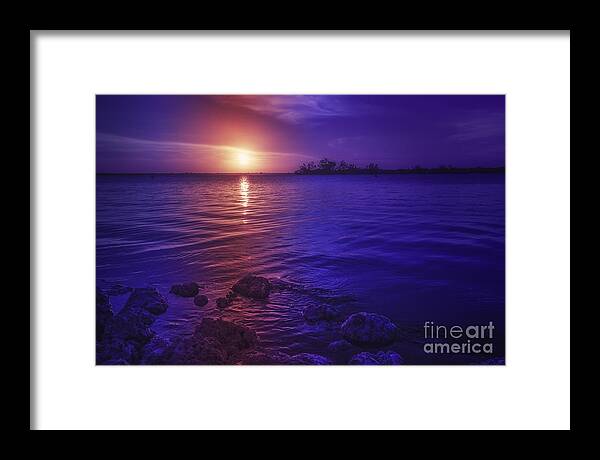 Sunset Framed Print featuring the photograph Midnight Sun by Tim Wemple