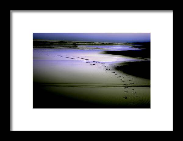 Ocean Framed Print featuring the photograph Midnight Swim by Gray Artus