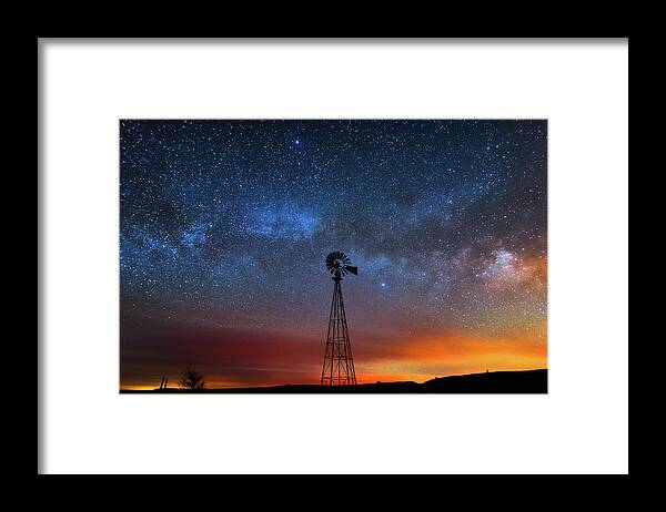 Milky Way Framed Print featuring the photograph Midnight Symphony by Darren White