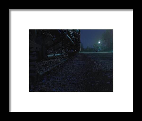 Midnight Framed Print featuring the photograph Midnight Train 2 by Scott Hovind