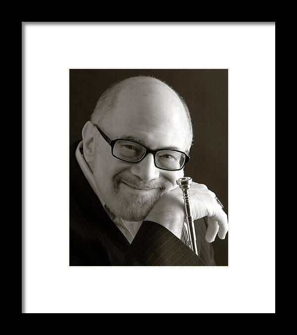 Mike Vax Framed Print featuring the photograph Mike Vax Professional Trumpet Player Photographic Print 3759.01 by M K Miller
