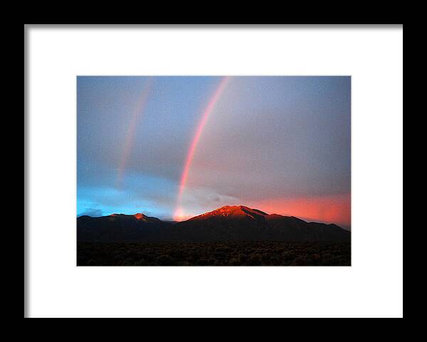 Rainbow Framed Print featuring the photograph Mike's Rainbow by Glory Ann Penington
