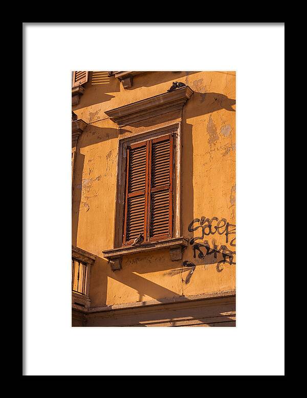 Milano Framed Print featuring the photograph Milano 35 by Cornelia Vogt
