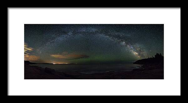 2017 Framed Print featuring the photograph Milky Way Arch by Natalie Rotman Cote