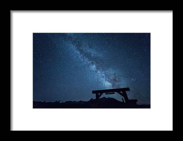 Milky Way Framed Print featuring the photograph Milky Way Ranch by Denise Bush