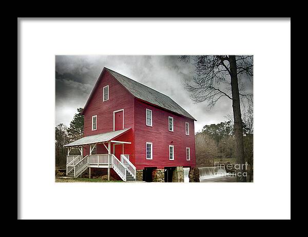 Nature Framed Print featuring the photograph Mill At Whitewater Cree by Tom Gari Gallery-Three-Photography
