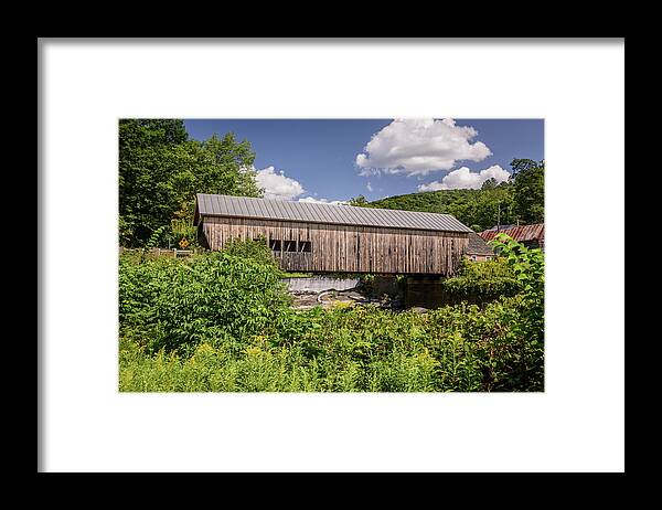 Mill Bridge Framed Print featuring the photograph Mill Bridge by Robert Mitchell