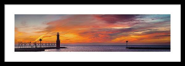 Lighthouse Framed Print featuring the photograph Mine Eyes Have Seen the Glory by Bill Pevlor