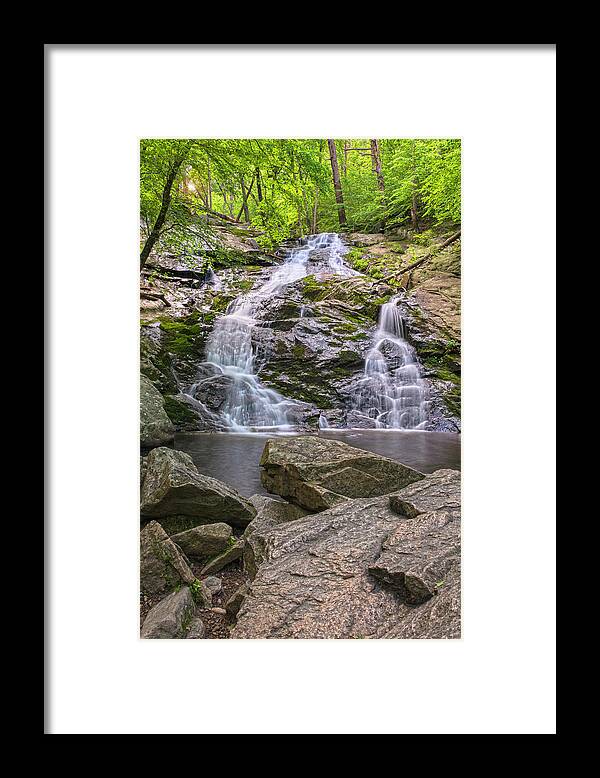 Waterfalls Framed Print featuring the photograph Mineral Springs Vertical by Angelo Marcialis