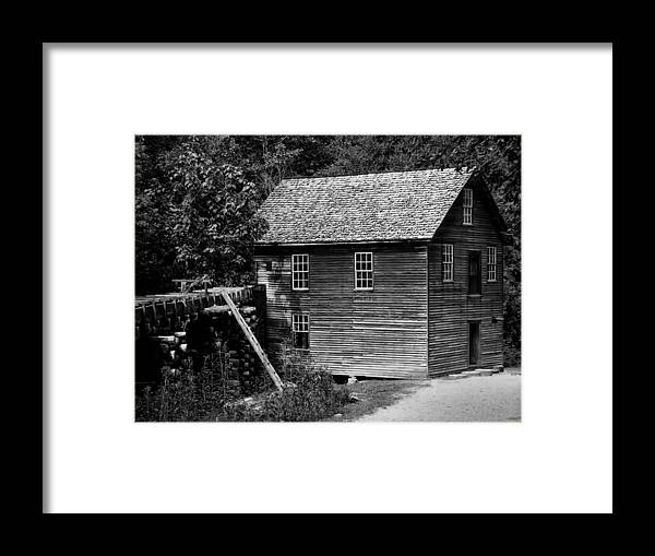 Mingus Mill Framed Print featuring the photograph Mingus Mill by Flees Photos