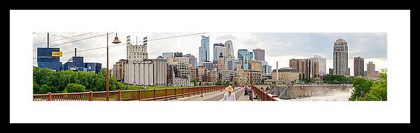Milling District Framed Print featuring the photograph Minneapolis Milling District by Mike Evangelist