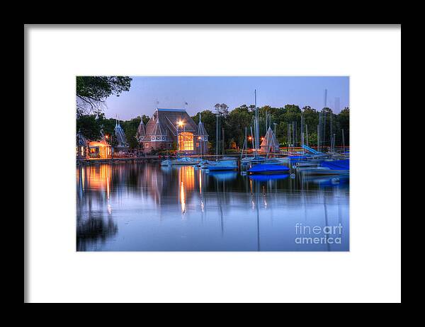 Dock Of The Bay Framed Print featuring the photograph Minneapolis Skyline Photography by Wayne Moran