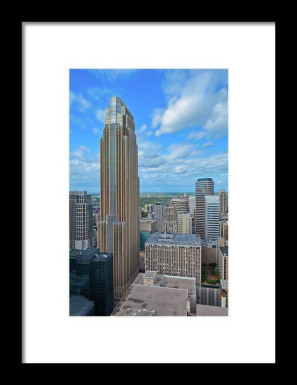 Minneapolis Framed Print featuring the photograph Minneapolis Skyline Portrait by Kyle Hanson