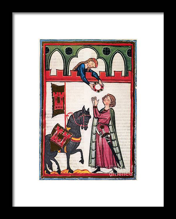 14th Century Framed Print featuring the photograph Minnesinger Lieder by Granger
