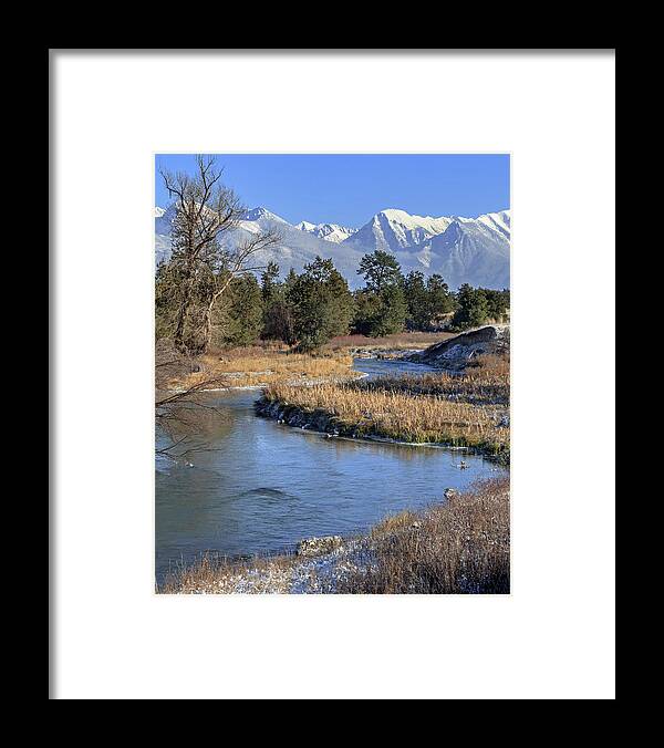Mission Mountains Framed Print featuring the photograph Mission Mountains by Jack Bell