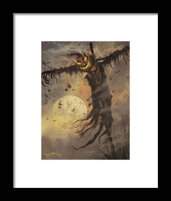 Halloween Framed Print featuring the painting Mister Halloween by Tom Shropshire