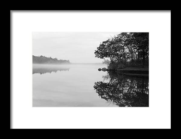Douglas Framed Print featuring the photograph Misty Cove by Luke Moore