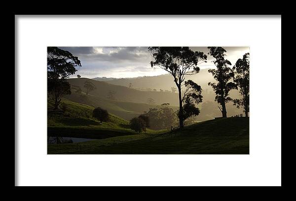 Landscapes Framed Print featuring the photograph Misty by Lee Stickels