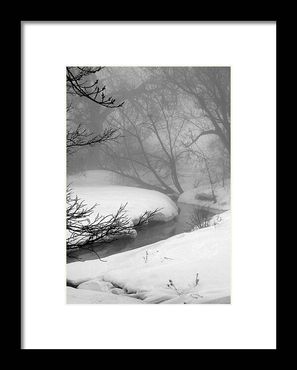 Landscape Framed Print featuring the photograph Misty Morning by Julie Lueders 