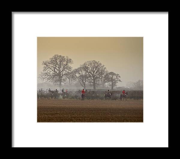 Animals Framed Print featuring the photograph Misty Morning by Mark Egerton