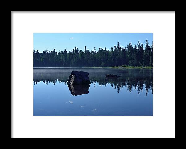 Outdoors Framed Print featuring the photograph Misty Summer Morning by David Porteus