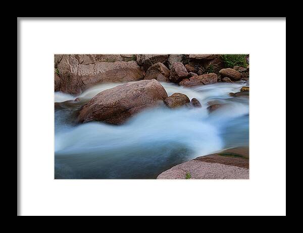 Water Framed Print featuring the photograph Misty Water by James BO Insogna