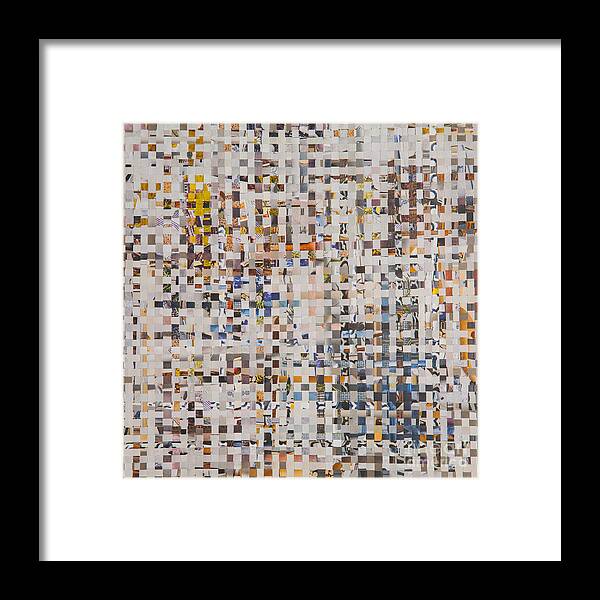 Paper Framed Print featuring the mixed media Mix by Jan Bickerton