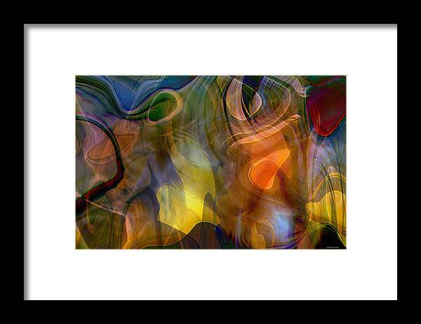 Mixed Emotions Framed Print featuring the digital art Mixed emotions by Linda Sannuti