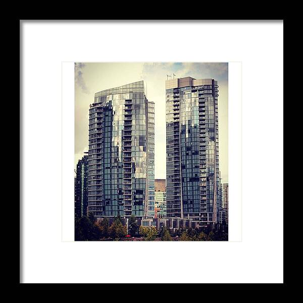 Buildings Framed Print featuring the photograph #modern Architecture #buildings by Sven Hebel