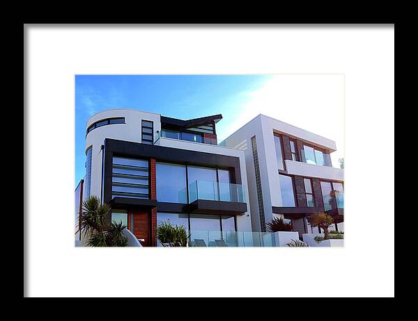 Apartment Framed Print featuring the photograph Modern Building Against Sky by Expect Best