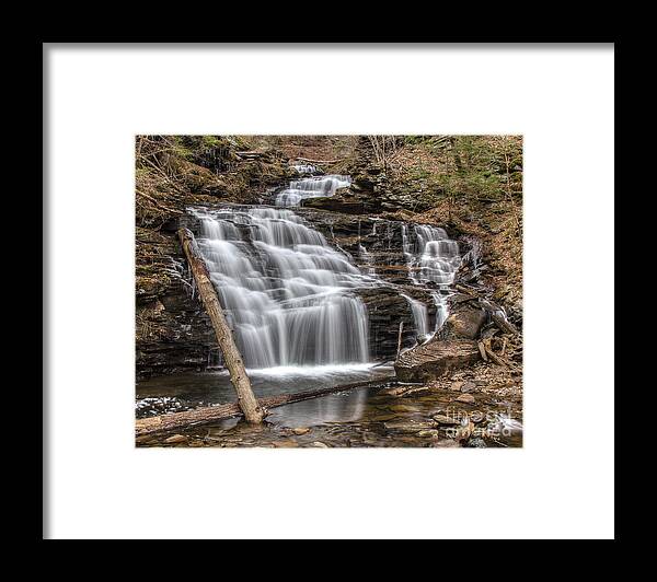Waterfalls Framed Print featuring the photograph Mohican Falls by Rod Best