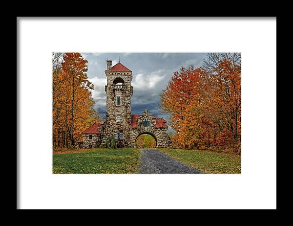 Mohonk Framed Print featuring the photograph Mohonk Preserve Gatehouse by Susan Candelario