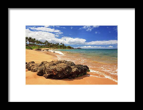 Mokapu Beach Framed Print featuring the photograph Mokapu Beach Maui by James Eddy