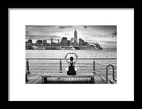 Nyc Framed Print featuring the photograph Momentum by Michel Guyot