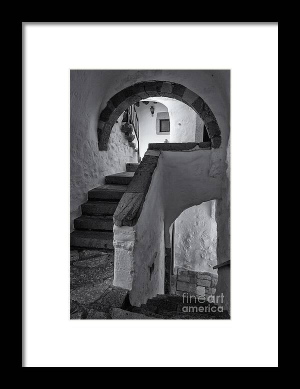 Aegean Sea Framed Print featuring the photograph Monastery of Saint John the Theologian by Inge Johnsson