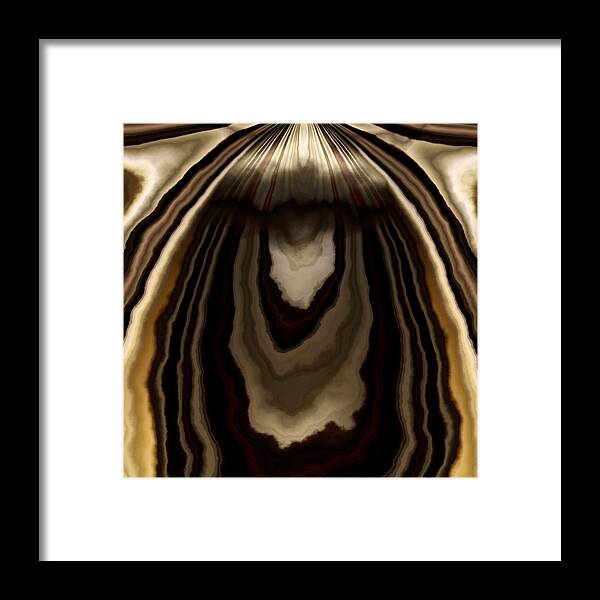 Vic Eberly Framed Print featuring the digital art Monk by Vic Eberly