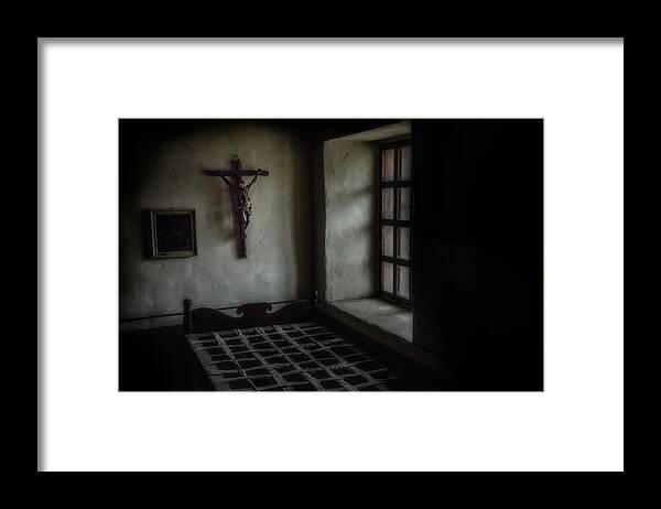 California Framed Print featuring the photograph Monk's life 17th century by Patrick Boening