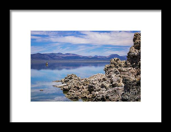  Framed Print featuring the photograph Mono Lake by Anthony Michael Bonafede